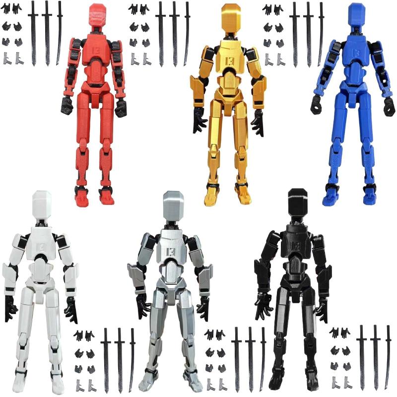 Figura de ação FoxVilla T13 Titan 13 impressa em 3D com acesso